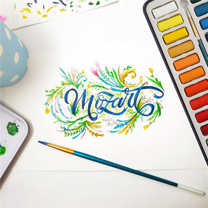 Ensemble de peinture <span class=keywords><strong>aquarelle</strong></span> 24 couleurs Ensemble de peinture <span class=keywords><strong>aquarelle</strong></span> solide avec pinceau Boîte en métal - Product Image 5
