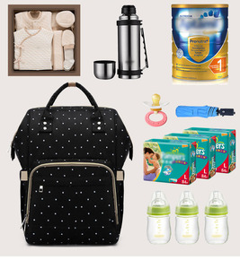 Multifunctional Backpack Baby Diaper <strong>Bag</strong> <strong>with</strong> <strong>Changing</strong> <strong>Mat</strong>, Luxury Waterproof Designer Polyester Diaper <strong>Bag</strong> for Mother - Product Image 4