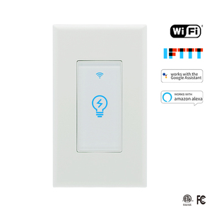 Shenzhen ETL Mini pared Timer Touch Smart Switch Home OEM tacto <span class=keywords><strong>Alexa</strong></span> Smart Home interruptor de luz inteligente - Product Image 2