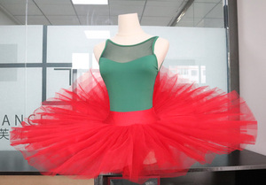 Tutús de Ballet Profesionales para Niñas, Blancos/Rojos/Negros, Tutú de Ballet para Adultos, Falda de Ballet Económica para Práctica, Tutús para Estudiantes - Product Image 5