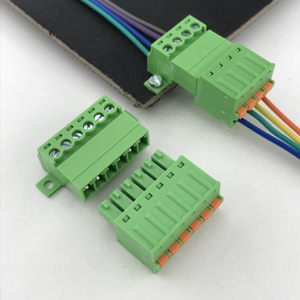 6pin 3.81mm המגרש קבוע לוח זכר ונקבה נתקעים מסוף בלוק מחבר 300V 8A - Product Image 2