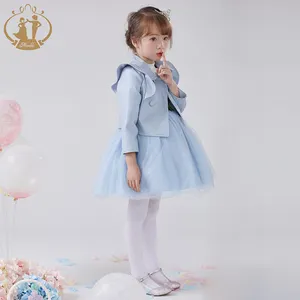 Jaket Tebal Bayi Perempuan, Jaket Luaran Hangat Tebal Musim Gugur dan Dingin Anak Perempuan