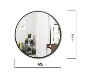 Modern Nordic Decorative <strong>Large</strong> Iron Frame Wall <strong>Round</strong> <strong>Mirror</strong> for Sales <strong>Mirror</strong> Factory Ningbo - Product Image 1