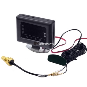 12V 24V के लिए यूनिवर्सल डिजिटल पानी का तापमान गेज कार + पानी का तापमान संवेदक सिर प्लग 10MM 12 14 MM 16MM 17MM 21MM - Product Image 1