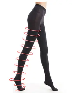 घुटने उच्च Pantyhose को निजी लेबल विरोधी वैरिकाज़ नस संपीड़न चिकित्सा स्नातक की उपाधि दबाव स्नातक की उपाधि के साथ मोजा मोजे
