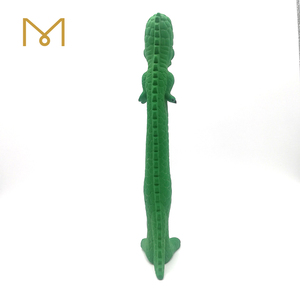 silicona verde dinosaurio mascota mastica lúpulo juguetes sexo muestras gratis juguetes para mascotas juguetes para masticar - Product Image 3