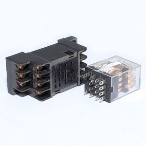 Rơle Dòng Điện AC 240V DC 28V 14 Chân 4NO4NC Ormon 12V 220V HH54P/MY4 Micro - Product Image 5