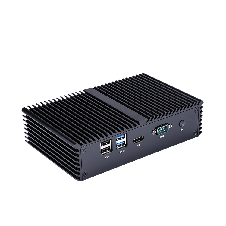 J1900 Intel Faible Puissance Client Léger De Bureau Sans Ventilateur Mini PC 12 V Avec Linux