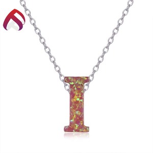 Venta caliente creado piedras preciosas opal cartas R opal gemstone <span class=keywords><strong>precio</strong></span> para <span class=keywords><strong>azul</strong></span> ópalo colgante - Product Image 6