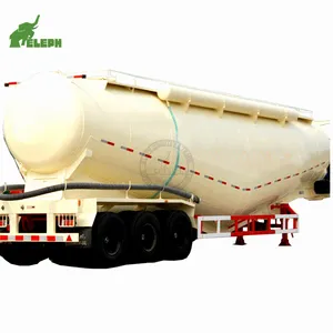 Toz malzeme taşıma bulker silo taşıyıcı toplu çimento tankı yarı kamyon römorku satılık