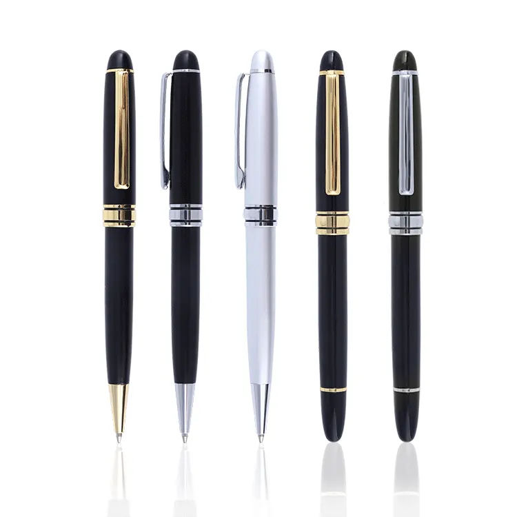 TTX उच्च गुणवत्ता व्यक्तिगत काले धातु रोलर कलम Ballpoint कलम कस्टम बॉल पेन