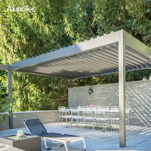 Cubiertas de aluminio impermeables para patio Apertura eléctrica Sistema de techo <span class=keywords><strong>Pergola</strong></span> - Product Image 6
