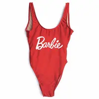 Hot Selling Custom Texts Einteiliger Badeanzug Frauen Fitness Bademode Badeanzug Monokini Beach wear Badeanzug