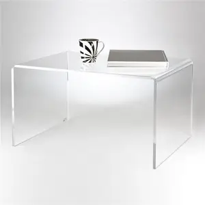 Custom Clear Acrylic Coffee Table Transparent perspex Furniture