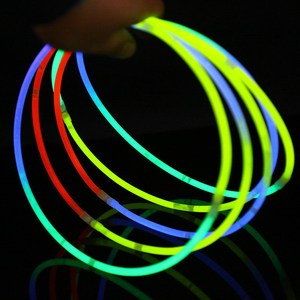 <strong>Wholesale</strong> 22 Inch Crazy Hour Glow Stick Necklace Colorful Promotional Party <strong>Supplies</strong> for Hourly Fun - Product Image 2