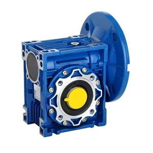 Large standard range NMRV130 series harmonic drive aluminum worm gearbox reduction reducer for ac motor clear plastic gearbox