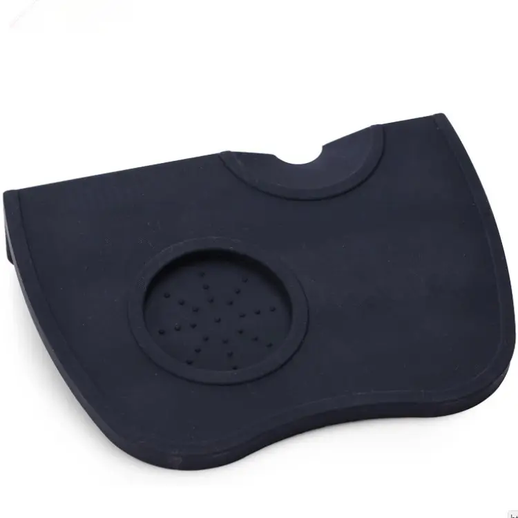 Espresso Coffee Tamp Mat. Fluted Silicone Coffee Tampering Corner Pad /Mat Tool