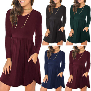 El Ritual diario de las mujeres Jersey de manga larga o-Cuello camiseta vestido - Product Image 6
