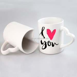 Topjlh Tasse à café en céramique personnalisée par sublimation de 11 oz - Tasses assorties personnalisées avec <span class=keywords><strong>photo</strong></span> / Cadeau d'anniversaire / Vente en gros - Product Image 1