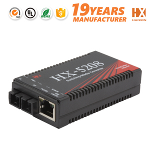 Industrial 100/<span class=keywords><strong>1000</strong></span> <span class=keywords><strong>Mb</strong></span> FTTH Gpon <span class=keywords><strong>fibra</strong></span> monomodo a RJ45 SFP Mini convertidor de medios - Product Image 5