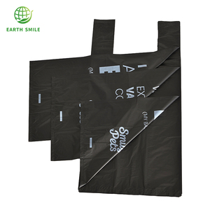 ASTM D695-04 EN13432 the Earth smile Pet scraps poop bag for dog dispenser with tie bag - Product Image 1