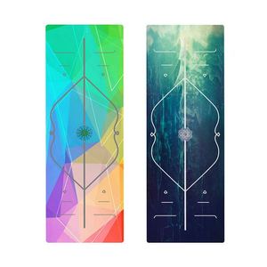 Tapis de <span class=keywords><strong>yoga</strong></span> en PU extra épais avec impression numérique, nouveau design, antidérapant, absorbant la transpiration, sans risque de blessure - Product Image 3