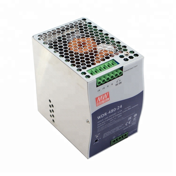 MEANWELL 48 В 10A 480 Вт din-рейку питания WDR-480-48 промышленных питания