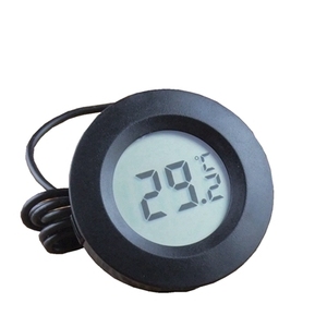 Kleine Ronde Embedded Panel Digitale Thermometer Met Draad - Product Image 4