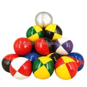 2024 Chinese Suppliers Wholesale Cheap Multi-Colored Soft Juggle Balls for Kids and Adults Durable Stuffed Foot Bags Kick Ball