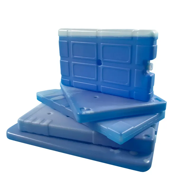 Confezione di ghiaccio Super riutilizzabile in PE con scatola dei colori per scatola fredda per vaccini e porta vaccini borsa per la spesa isolata in HDPE cibo fresco ecologico