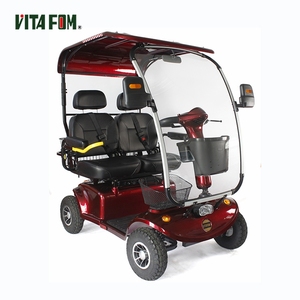 Venta al por <span class=keywords><strong>mayor</strong></span> <span class=keywords><strong>de</strong></span> alta calidad <span class=keywords><strong>de</strong></span> doble asiento movilidad discapacidad adultos Scooter eléctrico con dosel - Product Image 5