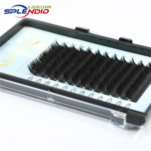Dernier style J/B/C/CC/D/<span class=keywords><strong>L</strong></span>/<span class=keywords><strong>L</strong></span> curl soie premium pleine bande cils extension de cils - Product Image 5