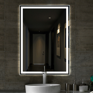 Cadre en aluminium Moderne LED <span class=keywords><strong>Miroir</strong></span> Lumière <span class=keywords><strong>Salle</strong></span> <span class=keywords><strong>De</strong></span> <span class=keywords><strong>Bains</strong></span> Vanité LED <span class=keywords><strong>Lumineux</strong></span> <span class=keywords><strong>Miroir</strong></span> Antibuée Douche <span class=keywords><strong>Miroir</strong></span> - Product Image 5