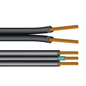 SPT SPT-1 SPT-2 و SPT-3 الكهربائية مرنة مصباح سلك spt-1w PVC العزل 16awg 2 3 الأساسية كابل الطاقة المسطحة