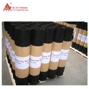 China factory fornecedores preto papel de piche para coberturas 0.92*44 m/roll para casa de madeira