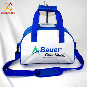 <span class=keywords><strong>Petit</strong></span> Léger Bon Marché personnalisé imprimé logo yoga sport blanc sac de sport - Product Image 3