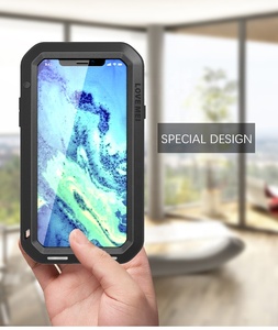 Love mei – coque de té<span class=keywords><strong>l</strong></span>éphone étanche antichoc en Silicone métallique pour <span class=keywords><strong>iPhone</strong></span> <span class=keywords><strong>XS</strong></span> - Product Image 5