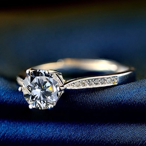 Venta directa de fábrica de gran cubic zircon <span class=keywords><strong>anillo</strong></span> de <span class=keywords><strong>Plata</strong></span> de <span class=keywords><strong>Ley</strong></span> 925 - Product Image 4