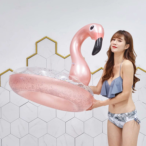 Bán buôn Chất lượng cao long lanh 90 120 Inflatable Flamingo hồ bơi <span class=keywords><strong>Float</strong></span> bơi bơm hơi Vòng bãi biển hồ bơi Sông FL - Product Image 3