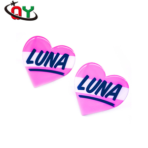 Nouveaux produits de haute qualité personnalisé dessin animé animal mignon paillettes émail arc-en-ciel ensemble de broches lueur dans <span class=keywords><strong>le</strong></span> noir en émail - Product Image 3