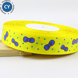 mariposa decoración de flores impreso Floral tejer grogrén (ligamento tafetán cinta de 2 colores cinta de impresión - Product Image 6