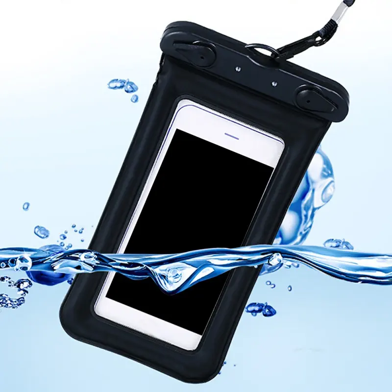 Float Airbag Waterdichte Zwemmen Tas Mobiele Telefoon Case Cover Dry Pouch <span class=keywords><strong>Universele</strong></span> Duiken Drifting Rijden Trekking Tassen