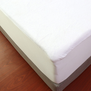 Venta al por mayor de chinches de cama suave a prueba de terry de bambú paño protector de colchón cubierta - Product Image 5