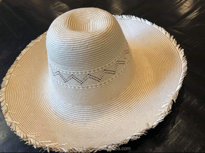 5bu <strong>Japan</strong> Glazed Two Tone <strong>Straw</strong> <strong>Hat</strong> Body - Product Image 3