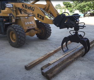 360 Graden Roterende Hydraulische Hout Grapple Log Grapple Rock Grapple Bijlagen Machines Reparatie Winkels, Bouw Werkt Houten - Product Image 2