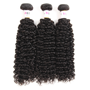 100 Péruvienne Bouclés de Cheveux Humains Weave Bundles avec Frontale Oreille à Oreille Fermeture - Product Image 3