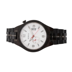 Montre-bracelet en bois mécanique automatique de luxe BEWELL avec chronographe logo personnalisé mouvement japonais-dernier cadran professionnel pour hommes - Product Image 2