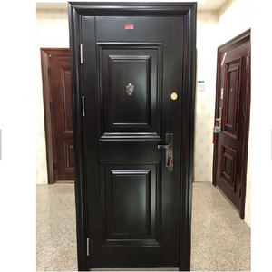Puerta de entrada delantera de acero para Exterior, puerta de seguridad para casa, nuevo modelo barato, <span class=keywords><strong>2022</strong></span> - Product Image 1