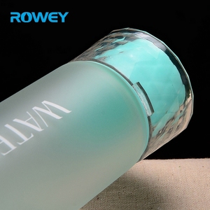 Haute qualité personnalisé plat coloré bleu <span class=keywords><strong>voss</strong></span> verre sport boire des bouteilles d'<span class=keywords><strong>eau</strong></span> - Product Image 3