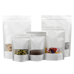 Venta directa de fábrica china, bolsa de papel Kraft con ventanas transparentes - Product Image 1
